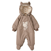 Комбинезон демисезонный Мишка малыш Little Star 35335 капучино 1